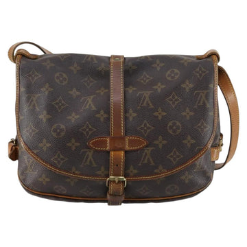 LOUIS VUITTON Monogram Saumur 30 Shoulder Bag M42256 LV Auth bs29516 - 0