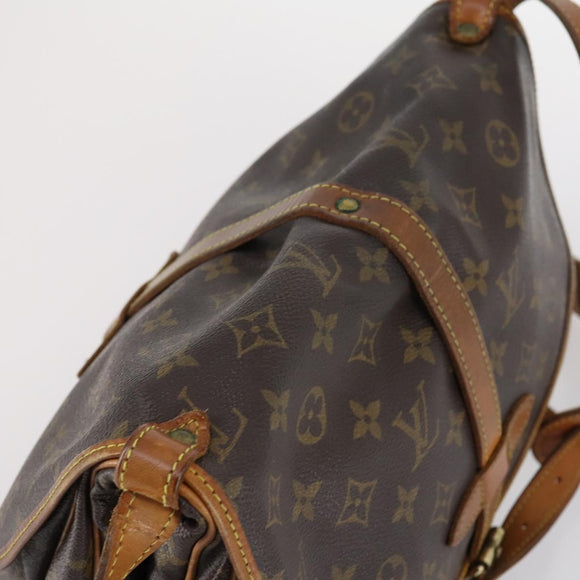 LOUIS VUITTON Monogram Saumur 30 Shoulder Bag M42256 LV Auth bs29516