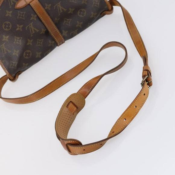 LOUIS VUITTON Monogram Saumur 30 Shoulder Bag M42256 LV Auth bs29516