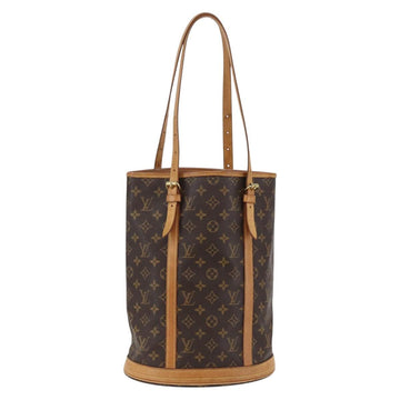 LOUIS VUITTON Monogram Bucket GM Shoulder Bag M42236 LV Auth bs29520