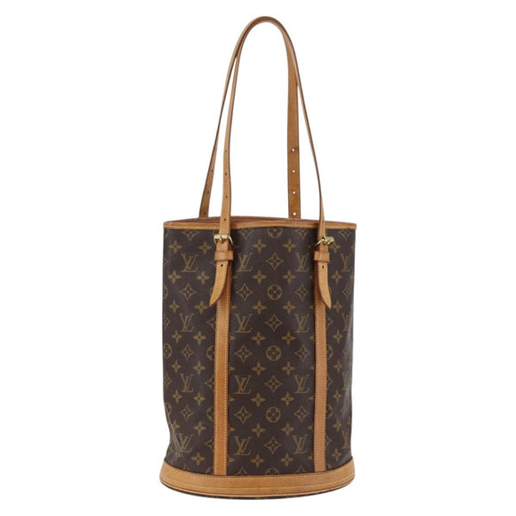 LOUIS VUITTON Monogram Bucket GM Shoulder Bag M42236 LV Auth bs29520