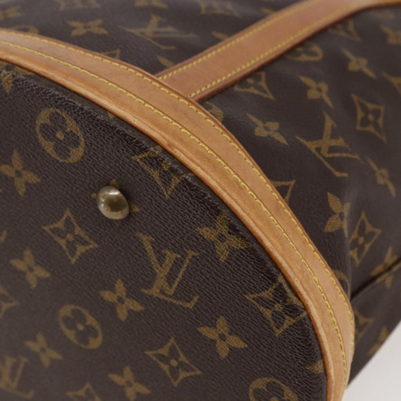 LOUIS VUITTON Monogram Bucket GM Shoulder Bag M42236 LV Auth bs29520