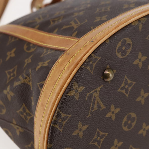 LOUIS VUITTON Monogram Bucket GM Shoulder Bag M42236 LV Auth bs29520