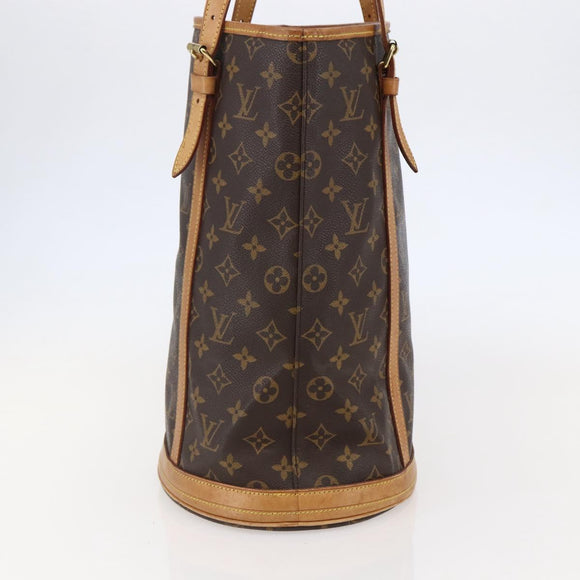 LOUIS VUITTON Monogram Bucket GM Shoulder Bag M42236 LV Auth bs29520