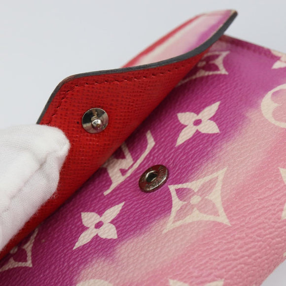 LOUIS VUITTON Escal Portefeuille Victorine Wallet Red M68842 LV Auth bs29522