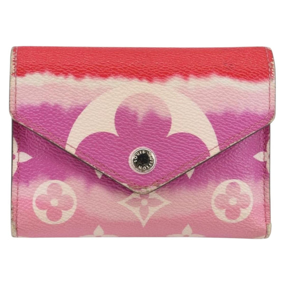 LOUIS VUITTON Escal Portefeuille Victorine Wallet Red M68842 LV Auth bs29522