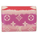 LOUIS VUITTON Escal Portefeuille Victorine Wallet Red M68842 LV Auth bs29522-2