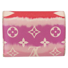 LOUIS VUITTON Escal Portefeuille Victorine Wallet Red M68842 LV Auth bs29522 - 0