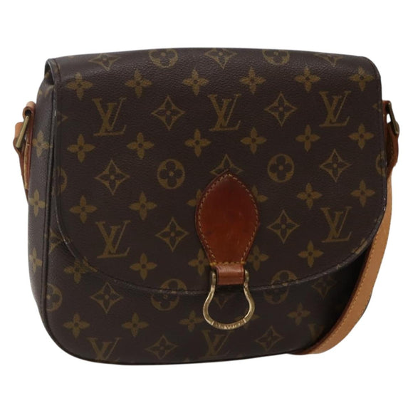 LOUIS VUITTON Monogram Saint Cloud GM Shoulder Bag M51242 LV Auth bs29526