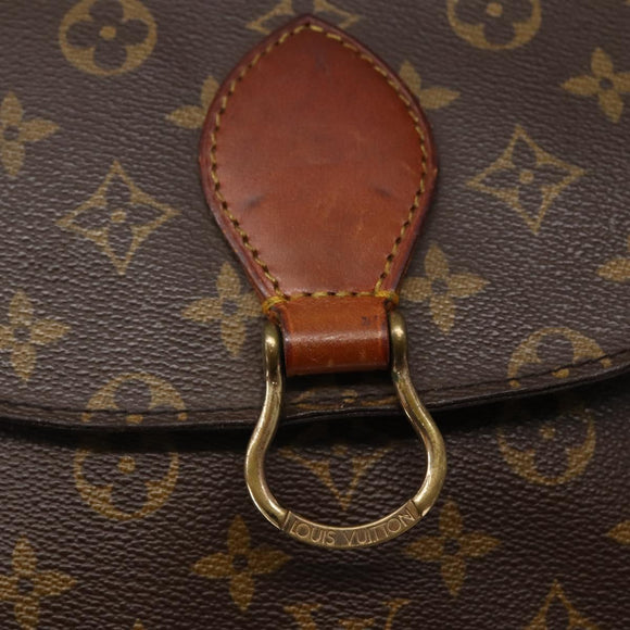 LOUIS VUITTON Monogram Saint Cloud GM Shoulder Bag M51242 LV Auth bs29526
