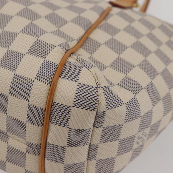 LOUIS VUITTON Damier Azur Totally PM Tote Bag N51261 LV Auth bs29529