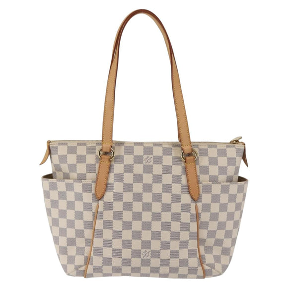 LOUIS VUITTON Damier Azur Totally PM Tote Bag N51261 LV Auth bs29529