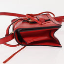 LOEWE Shoulder Bag Leather Brown Gold Auth bs29532-4