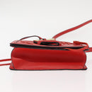 LOEWE Shoulder Bag Leather Brown Gold Auth bs29532-5