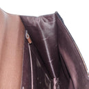 LOEWE Briefcase Leather Dark Brown Auth bs29533-18