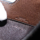 LOEWE Briefcase Leather Dark Brown Auth bs29533-12