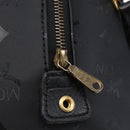 MCM Logogram Vicetos Mini Boston Bag PVC 2way Black Gold Auth bs29534-18