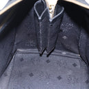 MCM Logogram Vicetos Mini Boston Bag PVC 2way Black Gold Auth bs29534-19