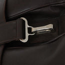 BVLGARI Shoulder Bag Leather Dark Brown Silver Auth bs29535-9