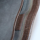 BVLGARI Shoulder Bag Leather Dark Brown Silver Auth bs29535-18