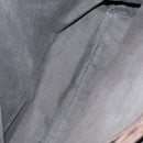 BVLGARI Shoulder Bag Leather Dark Brown Silver Auth bs29535-11