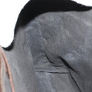 BVLGARI Shoulder Bag Leather Dark Brown Silver Auth bs29535-20