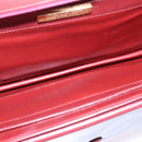 CARTIER Must Line Shoulder Bag Leather Bordeaux Gold Auth bs29536-11