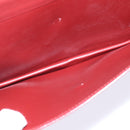 CARTIER Must Line Shoulder Bag Leather Bordeaux Gold Auth bs29536-20