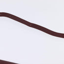 CARTIER Must Line Shoulder Bag Leather Bordeaux Gold Auth bs29536-8