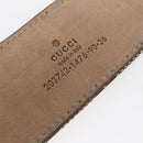 GUCCI GG Canvas Belt 33.5""-37.4"" Beige Auth bs29540-12