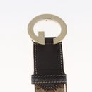 GUCCI GG Canvas Belt 33.5""-37.4"" Beige Auth bs29540-5