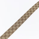 GUCCI GG Canvas Belt 33.5""-37.4"" Beige Auth bs29540-8