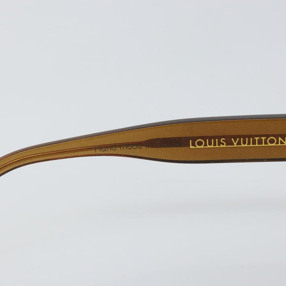 LOUIS VUITTON Sunglasses plastic Brown Z0094E LV Auth bs29542