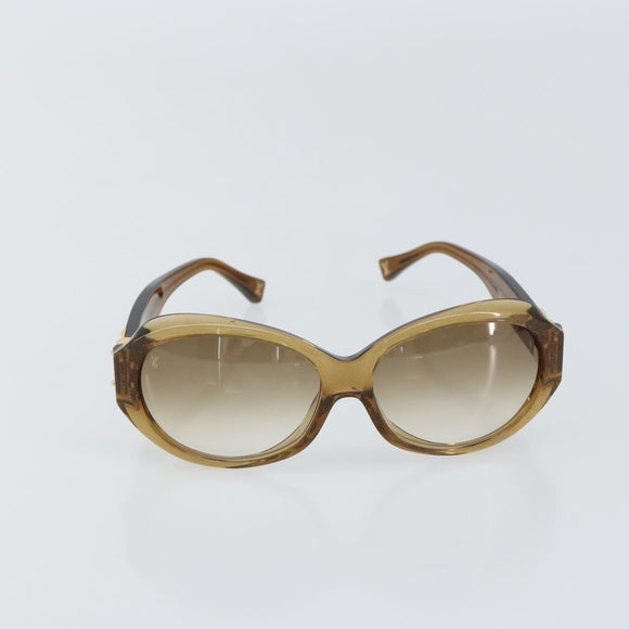 LOUIS VUITTON Sunglasses plastic Brown Z0094E LV Auth bs29542