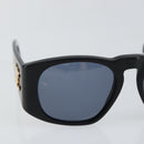 CHANEL COCO Mark Sunglasses plastic Black CC Auth bs29543V-6
