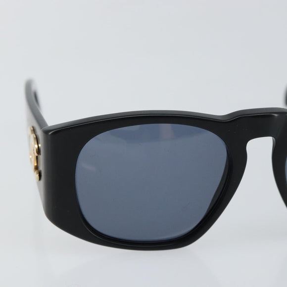 CHANEL COCO Mark Sunglasses plastic Black CC Auth bs29543V