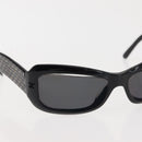 CHANEL COCO Mark Sunglasses plastic 3Set Black CC Auth bs29544-9