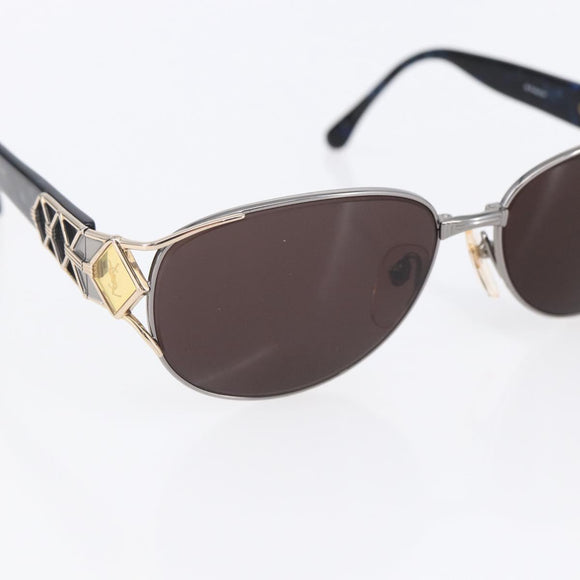 SAINT LAURENT Sunglasses plastic Blue Auth bs29545