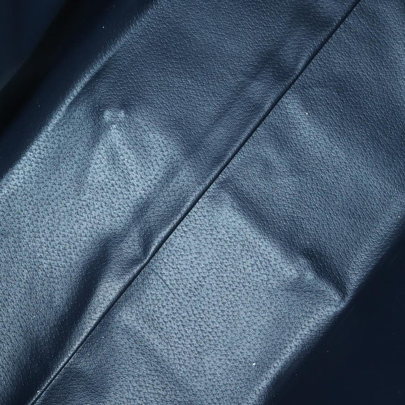 Burberrys Boston Bag PVC Canvas 2 Set Navy Green Auth bs29550