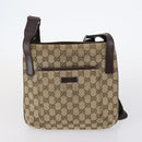 GUCCI GG Canvas Shoulder Bag PVC nylon 5Set Black Beige Brown Auth bs29551-7