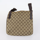 GUCCI GG Canvas Shoulder Bag PVC nylon 5Set Black Beige Brown Auth bs29551-8