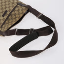 GUCCI GG Canvas Shoulder Bag PVC nylon 5Set Black Beige Brown Auth bs29551-9