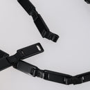 PRADA Shoulder Bag Nylon Enamel 4Set Pink Khaki Green Auth bs29552-21