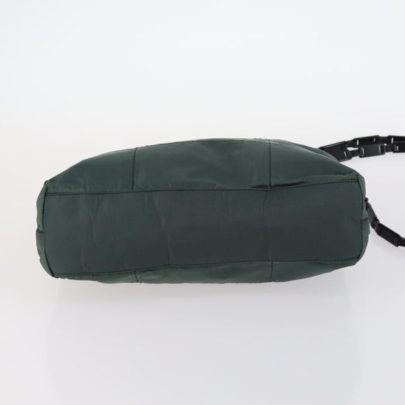 PRADA Shoulder Bag Nylon Enamel 4Set Pink Khaki Green Auth bs29552