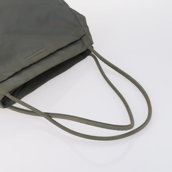 PRADA Shoulder Bag Nylon Enamel 4Set Pink Khaki Green Auth bs29552