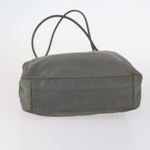 PRADA Shoulder Bag Nylon Enamel 4Set Pink Khaki Green Auth bs29552