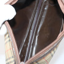 Burberrys Nova Check Bag Leather Canvas 7Set Beige Black Navy Auth bs29553-21