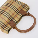 Burberrys Nova Check Bag Leather Canvas 7Set Beige Black Navy Auth bs29553-29