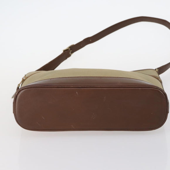 Burberrys Nova Check Bag Leather Canvas 7Set Beige Black Navy Auth bs29553