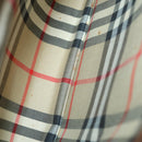 Burberrys Nova Check Bag Leather Canvas 7Set Beige Black Navy Auth bs29553-6